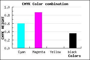 #4116A4 color CMYK mixer