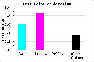 #4116A8 color CMYK mixer
