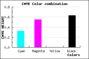 #412B5F color CMYK mixer