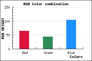 rgb background color #412C68 mixer