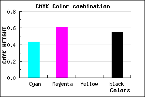 #412D73 color CMYK mixer