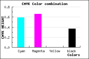 #4136A0 color CMYK mixer