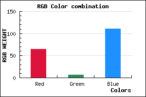 rgb background color #41076F mixer