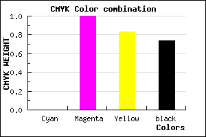#42000B color CMYK mixer
