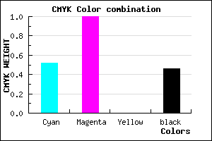 #420089 color CMYK mixer