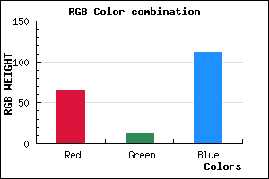 rgb background color #420C70 mixer