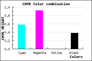 #420D9F color CMYK mixer