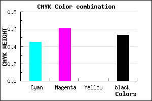 #422F77 color CMYK mixer