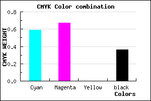 #4236A2 color CMYK mixer