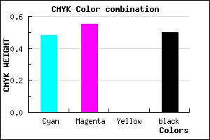 #42397F color CMYK mixer