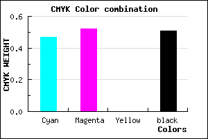 #423C7C color CMYK mixer