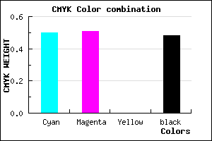 #424185 color CMYK mixer