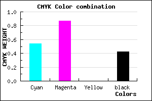 #431393 color CMYK mixer