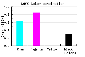 #431CB6 color CMYK mixer