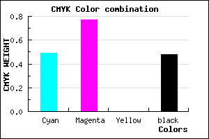 #431E84 color CMYK mixer