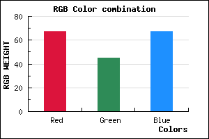 rgb background color #432D43 mixer