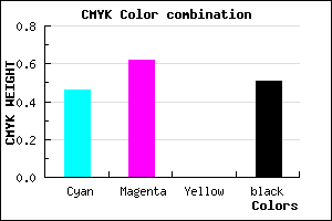 #432F7D color CMYK mixer