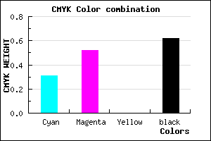 #432F61 color CMYK mixer