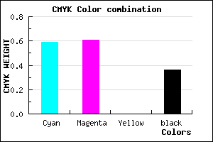 #4340A4 color CMYK mixer