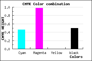 #44037F color CMYK mixer
