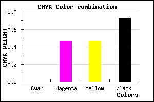 #442424 color CMYK mixer