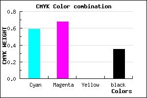 #4436A7 color CMYK mixer