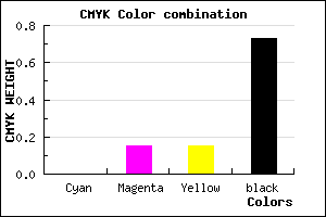 #443A3A color CMYK mixer