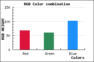 rgb background color #443C66 mixer