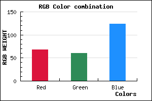 rgb background color #443C7C mixer