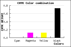 #443C3C color CMYK mixer