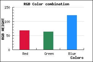 rgb background color #443F79 mixer