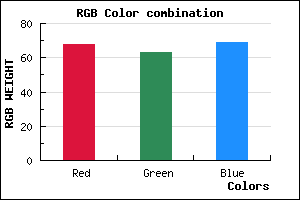 rgb background color #443F45 mixer