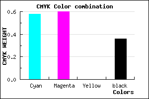 #4441A3 color CMYK mixer