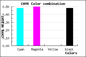 #444284 color CMYK mixer