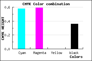 #4442A2 color CMYK mixer