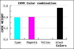 #44436F color CMYK mixer