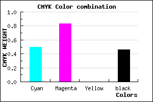 #451789 color CMYK mixer
