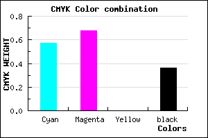 #4534A2 color CMYK mixer