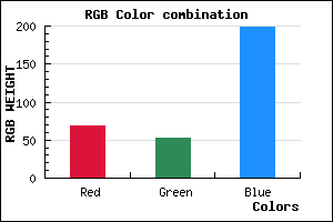 rgb background color #4534C6 mixer
