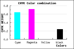 #4536C1 color CMYK mixer