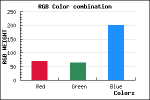 rgb background color #453FC9 mixer