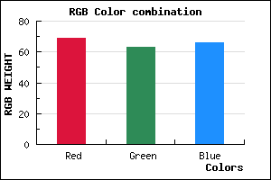 rgb background color #453F42 mixer