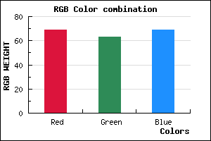 rgb background color #453F45 mixer