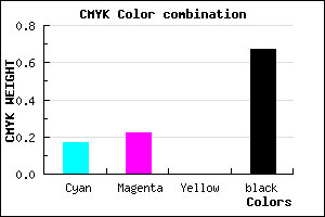 #454153 color CMYK mixer