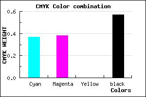 #45446E color CMYK mixer
