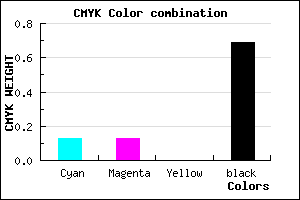 #45454F color CMYK mixer