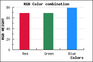 rgb background color #45454F mixer