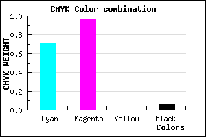#4509F0 color CMYK mixer