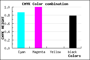 #070035 color CMYK mixer