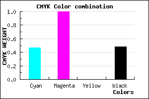 #460084 color CMYK mixer